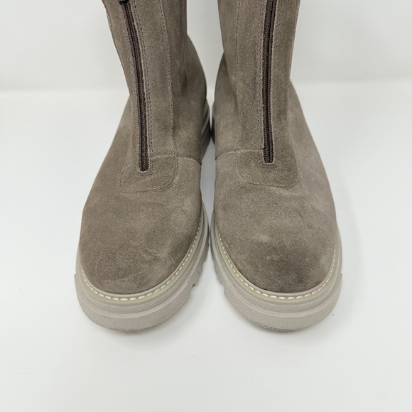La Canadienne Delta Shearling Lined Suede Bootie Sz 10 - Picture 8 of 15